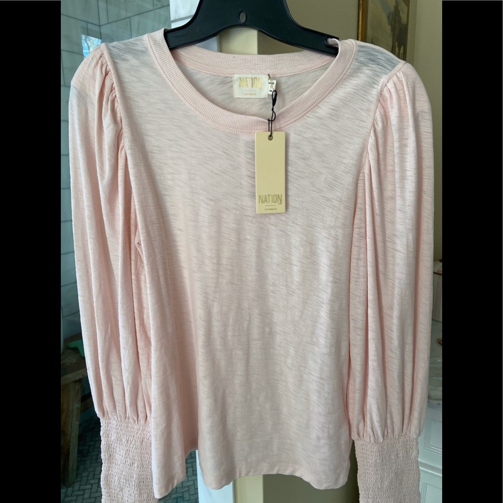 NWT Nation top blush pink size medium